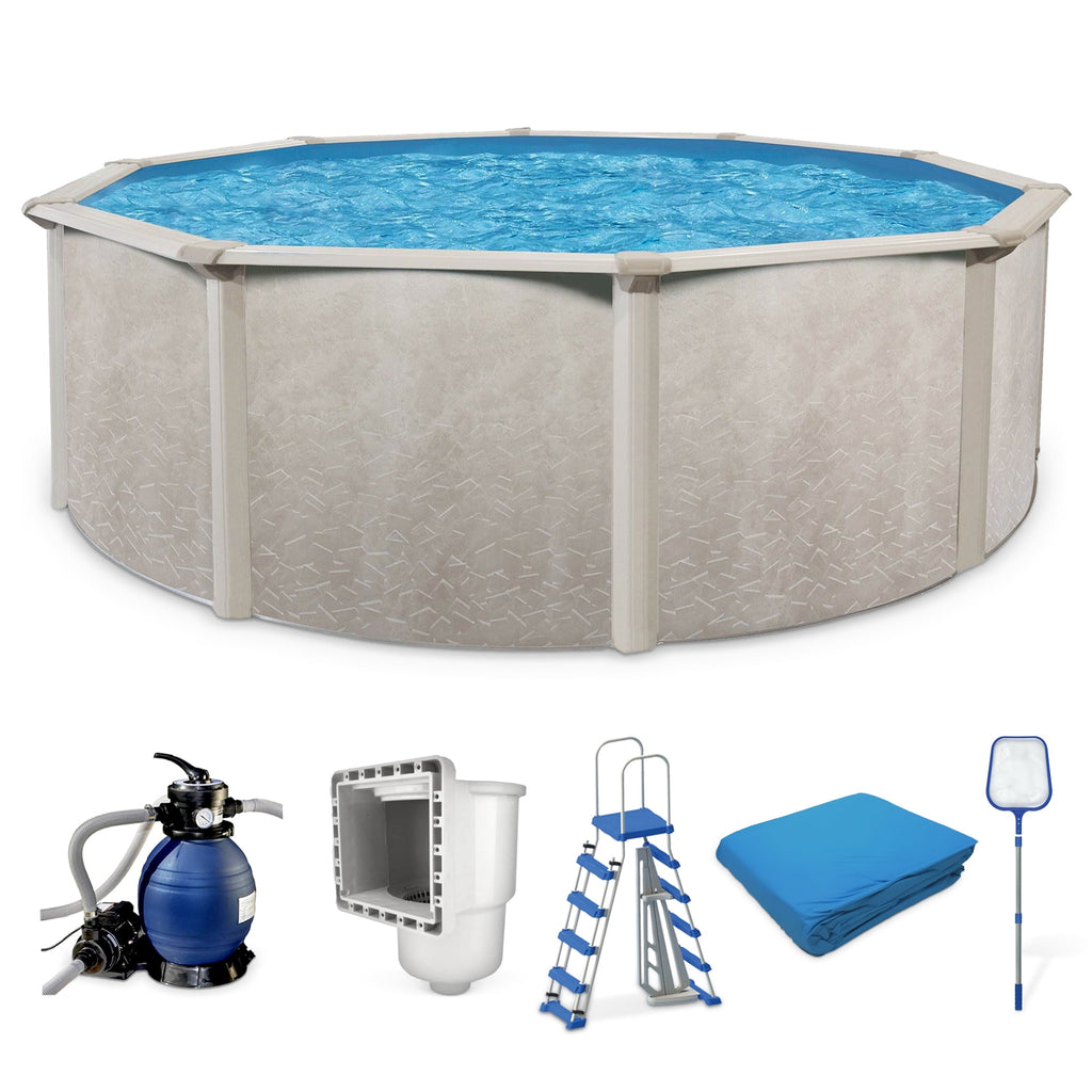 Aquarian Phoenix 18' x 52 Steel Frame DIY Family Above Ground Pool Kit